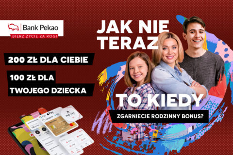 Premia dla dzieci i rodziców w Pekao